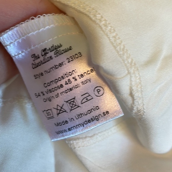 NWT Emmy Design Effortless Edwardian Blouse - Picture 4 of 8